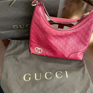 Gucci Red Leather Purse